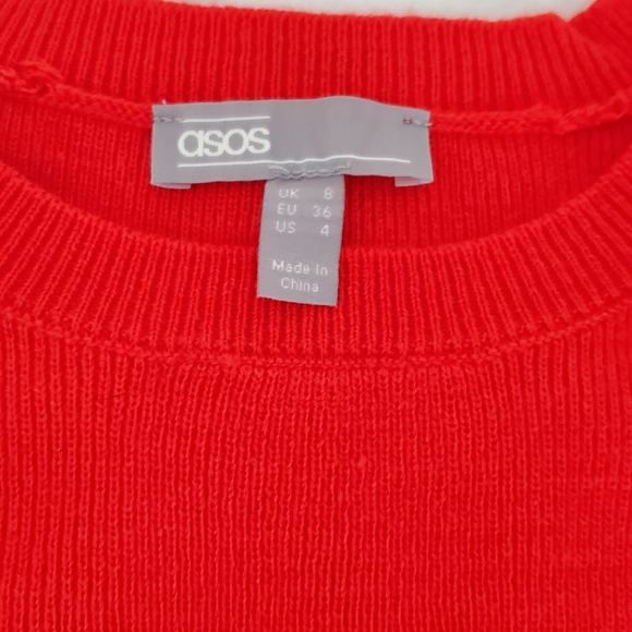 Asos sweater dress with ruffle hem - Picture 2 of 3